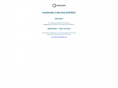 kaiokane.com snapshot