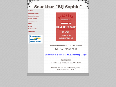 bijsophie.be snapshot