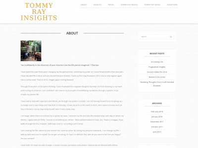 tommyrayinsights.com snapshot