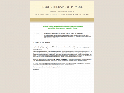 sylviedarce.fr snapshot
