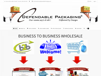 dependablepackaging.com snapshot