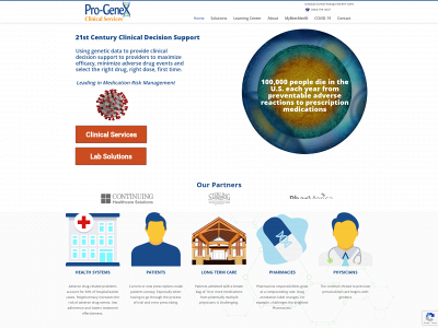 pro-genex.com snapshot