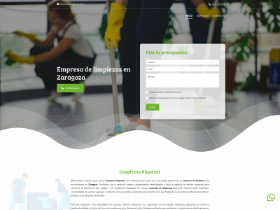 www.limpiezasalquezar.es snapshot