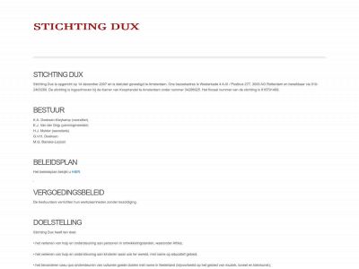 stichtingdux.nl snapshot