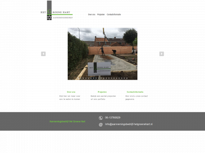 aannemingsbedrijf-hetgroenehart.nl snapshot