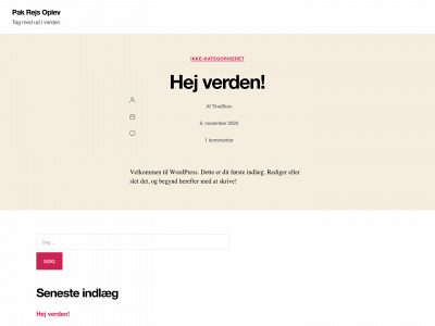 pakrejsoplev.dk snapshot
