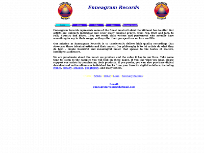 enneagramrecords.com snapshot