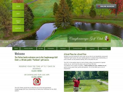 caughnawagagolfclub.com snapshot