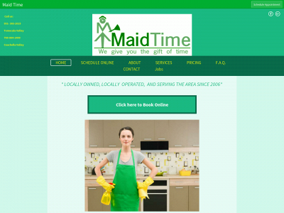 maidtime.biz snapshot