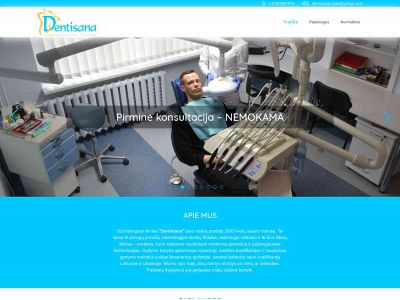 dentisana.lt snapshot