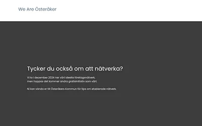 weareosteraker.se snapshot