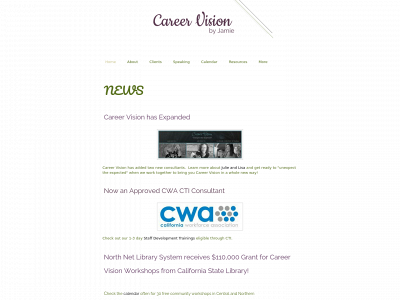 careervisionbyjamie.com snapshot
