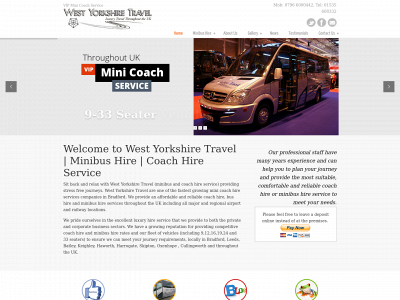westyorkshiretravel.com snapshot