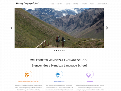 mendozalanguageschool.com snapshot