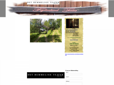 dethemmeligeteater.com snapshot