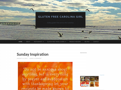 glutenfreecarolinagirl.com snapshot