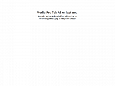 mediaprotek.no snapshot