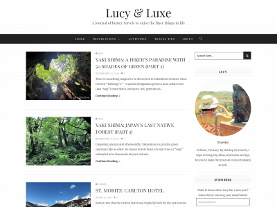 lucyandluxe.com snapshot