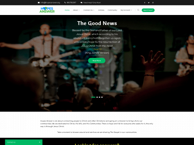 hopesanswer.org snapshot