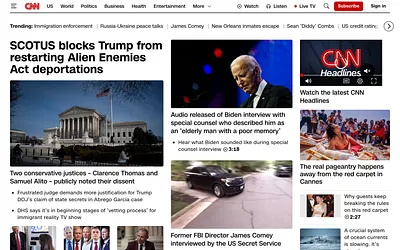 www.cnn.com snapshot