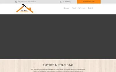 reliabledevelopments.ca snapshot