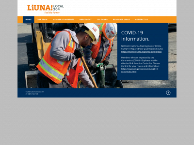 laborers304.org snapshot