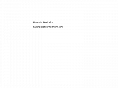 alexanderwertheim.com snapshot