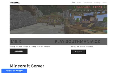 southmania.weebly.com snapshot