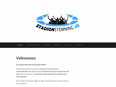stadionstemning.dk snapshot