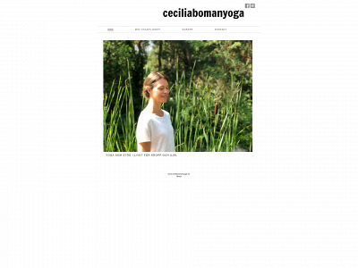 ceciliabomanyoga.se snapshot