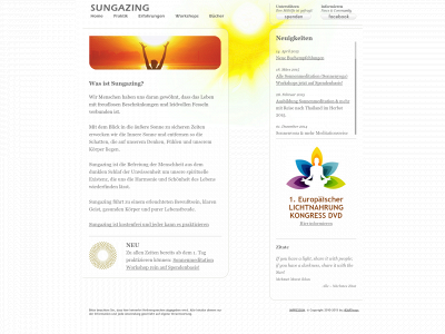 sungazing.de snapshot