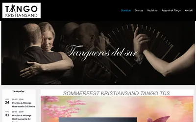 tangokristiansand.no snapshot