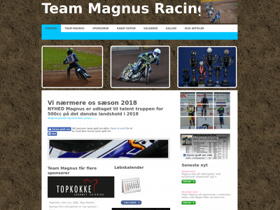 magnusracing.dk snapshot