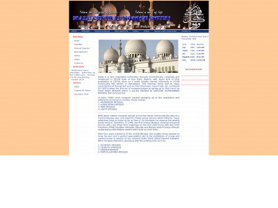 isalucentralmosque.org snapshot