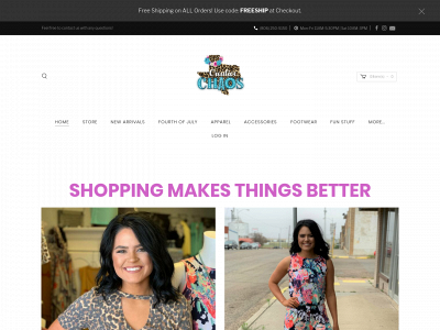 www.shopcreativechaos.com snapshot