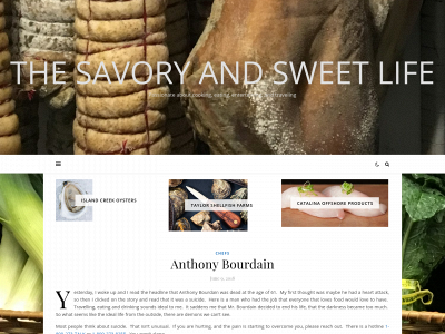 thesavoryandsweetlife.com snapshot