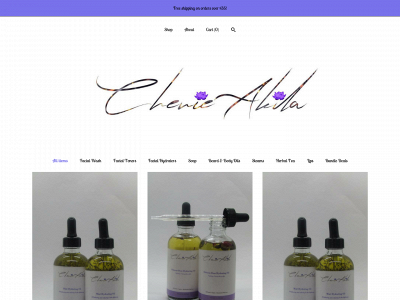cherieakila.com snapshot