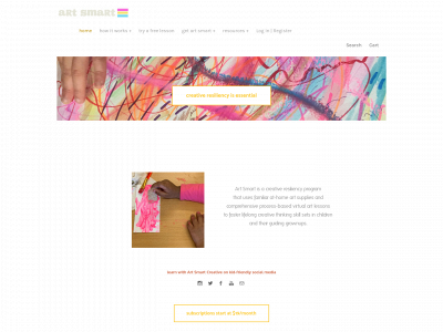 www.artsmartcreative.com snapshot