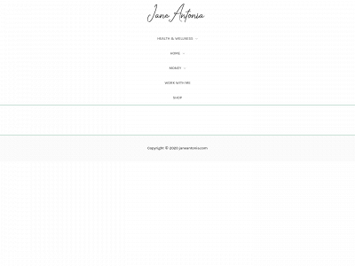 janeantonia.com snapshot