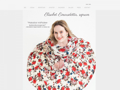 elisabeteinarsdottir.com snapshot