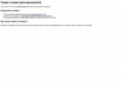 jokaviprojektai.lt snapshot