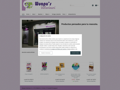 tiendawuapusveterinari.com snapshot