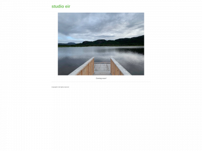 studioeir.co snapshot