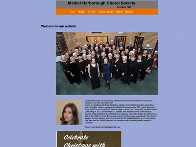 harboroughchoral.org snapshot