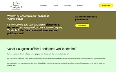 tandenhofvuurpijlstraat.nl snapshot