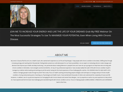 coachingforhealthylife.com snapshot