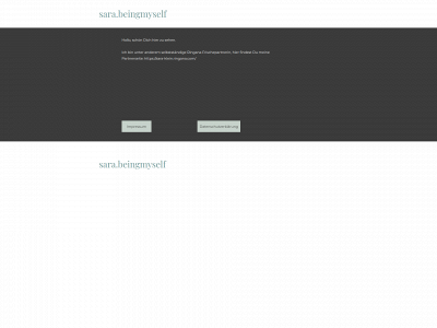 sarabeingmyself.de snapshot