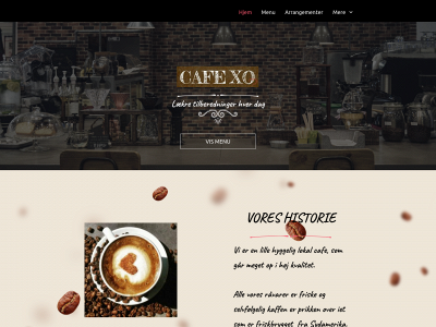 cafexo.dk snapshot