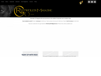 rottweilergomagazine.com snapshot
