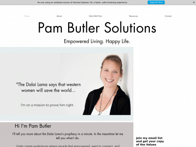 pamelajean.ca snapshot